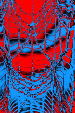 soyut mavi ve kırmızı doku, grunge arkaplan, boşluk duvar kağıdını kopyala