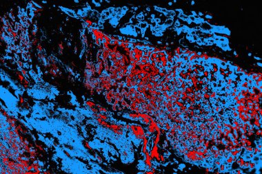 soyut mavi ve kırmızı doku, grunge arkaplan, boşluk duvar kağıdını kopyala