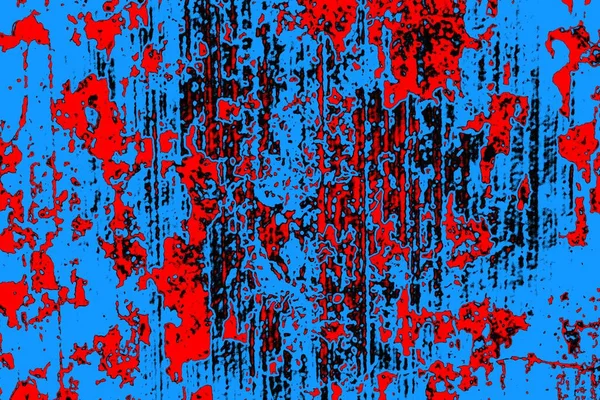 Abstrakcyjna Niebiesko Czerwona Faktura Grunge Tło Kopiowanie Tapety — Zdjęcie stockowe
