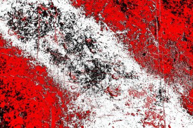 Soyut grunge arkaplanı. Monokrom dokusu. Siyah ve kırmızı desenli arka plan