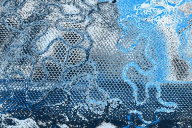 soyut mavi arkaplan, uzay duvar kağıdını kopyala