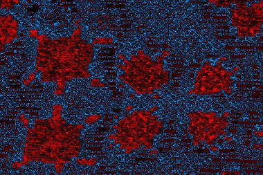 soyut mavi ve kırmızı doku, grunge arkaplan, boşluk duvar kağıdını kopyala