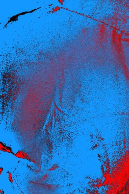 soyut mavi ve kırmızı doku, grunge arkaplan, boşluk duvar kağıdını kopyala