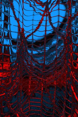 soyut mavi ve kırmızı doku, grunge arkaplan, boşluk duvar kağıdını kopyala