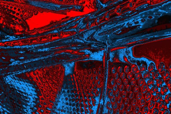 Абстрактная Синяя Красная Текстура Гранж Фон Обои Копирования Пространства — стоковое фото
