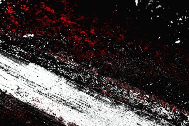 Soyut grunge arkaplanı. Monokrom dokusu. Siyah ve kırmızı desenli arka plan