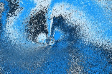 soyut mavi arkaplan, uzay duvar kağıdını kopyala