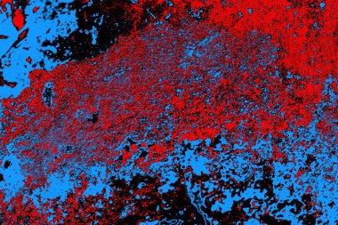 soyut mavi ve kırmızı doku, grunge arkaplan, boşluk duvar kağıdını kopyala