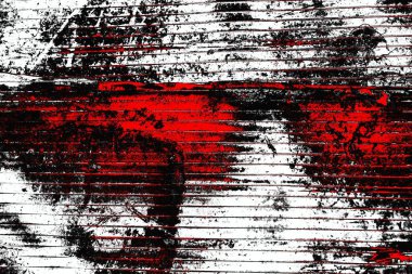 Soyut grunge arkaplanı. Monokrom dokusu. Siyah ve kırmızı desenli arka plan