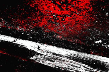 Soyut grunge arkaplanı. Monokrom dokusu. Siyah ve kırmızı desenli arka plan