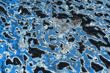 soyut mavi arkaplan, uzay duvar kağıdını kopyala