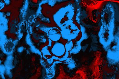 soyut mavi ve kırmızı doku, grunge arkaplan, boşluk duvar kağıdını kopyala