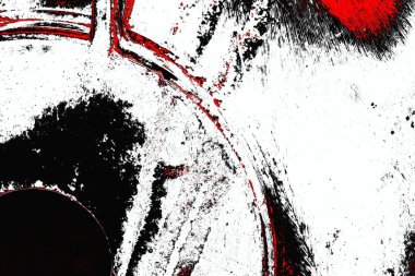 Soyut grunge arkaplanı. Monokrom dokusu. Siyah ve kırmızı desenli arka plan