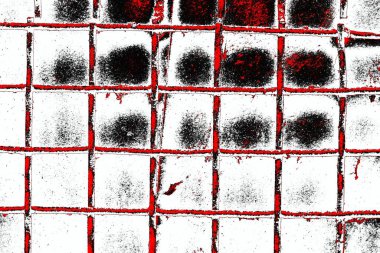 Soyut grunge arkaplanı. Monokrom dokusu. Siyah ve kırmızı desenli arka plan