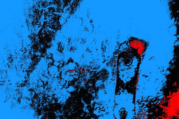 Abstrait Texture Bleue Rouge Fond Grunge Papier Peint Espace Copie — Photo