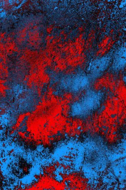 soyut mavi ve kırmızı doku, grunge arkaplan, boşluk duvar kağıdını kopyala