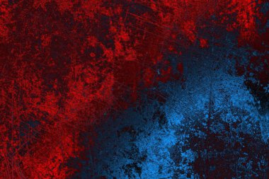 soyut mavi ve kırmızı doku, grunge arkaplan, boşluk duvar kağıdını kopyala
