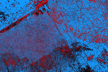 soyut mavi ve kırmızı doku, grunge arkaplan, boşluk duvar kağıdını kopyala