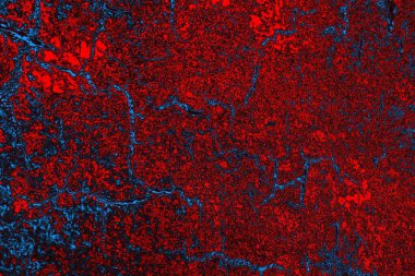 soyut mavi ve kırmızı doku, grunge arkaplan, boşluk duvar kağıdını kopyala