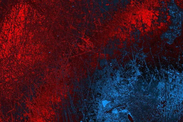 Astratto Blu Rosso Texture Grunge Sfondo Copia Spazio Carta Parati — Foto Stock