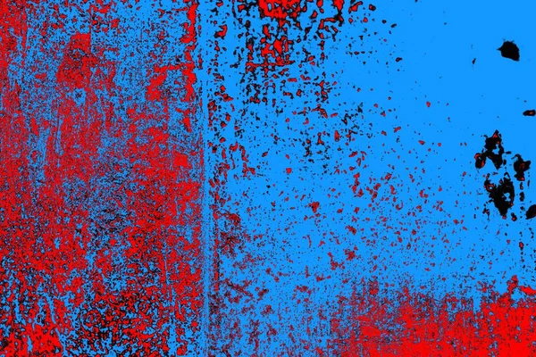 Abstrakte Blaue Und Rote Textur Grunge Hintergrund Kopierraum Tapete — Stockfoto