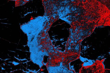 Soyut çılgın doku. Neon asit grunge arkaplanı, boşluk duvar kağıdını kopyala 
