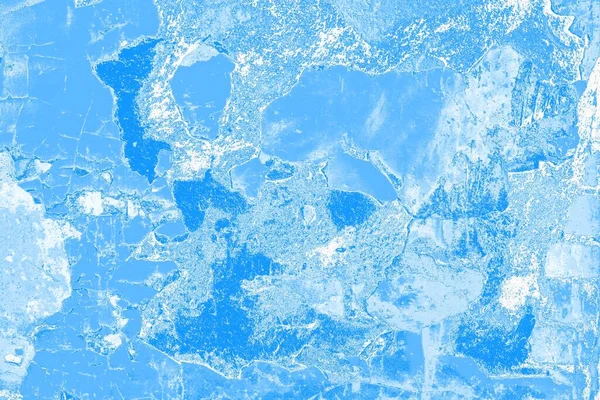 Textura Agua Congelada Azul Abstracta Fondo Grunge Papel Pintado Espacio — Foto de Stock