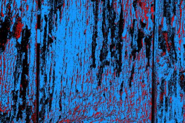 Soyut kırmızı ve mavi renkli pejmürde bir doku. Grunge arkaplanı, metin veya reklam için boşluk resmini kopyala