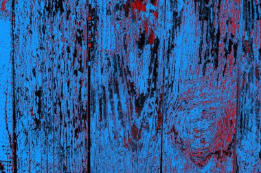 Soyut kırmızı ve mavi renkli pejmürde bir doku. Grunge arkaplanı, metin veya reklam için boşluk resmini kopyala
