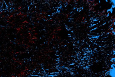 Soyut kırmızı ve mavi renkli pejmürde bir doku. Grunge arkaplanı, metin veya reklam için boşluk resmini kopyala