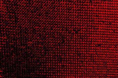 Kırmızı ve mavi renkli, soyut, esmer, pejmürde bir doku. Grunge arkaplanı, metin veya reklam için boşluk resmini kopyala