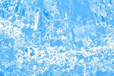 Soyut mavi donmuş su dokusu, grunge arkaplanı, uzay duvar kağıdını kopyala