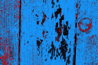 Soyut kırmızı ve mavi renkli pejmürde bir doku. Grunge arkaplanı, metin veya reklam için boşluk resmini kopyala