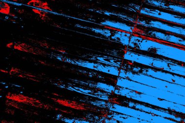 Soyut kırmızı ve mavi renkli pejmürde bir doku. Grunge arkaplanı, metin veya reklam için boşluk resmini kopyala