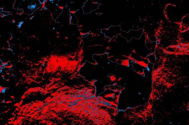 Soyut arkaplan renkli modern desen 