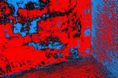 Karanlık tonlarda soyut, pejmürde bir doku. Grunge arkaplanı, metin veya reklam için boşluk resmini kopyala