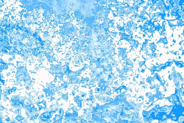 Абстрактная Синяя Текстура Замерзшей Воды Гранж Фон Обои Копирования Пространства — стоковое фото