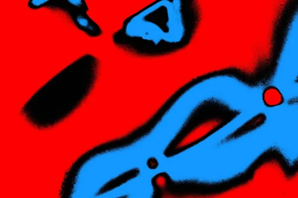 Texture Sombre Abstraite Avec Une Couleur Rouge Bleue Grunge Fond — Photo
