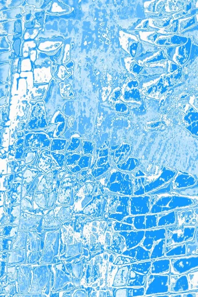 摘要蓝色冻水纹理 磨擦背景 复制空间壁纸 — 图库照片