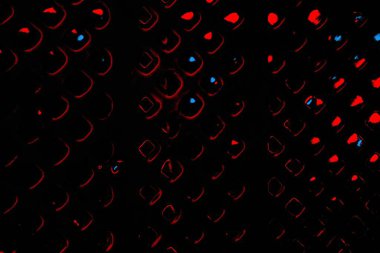 Kırmızı ve mavi renkli, soyut, esmer, pejmürde bir doku. Grunge arkaplanı, metin veya reklam için boşluk resmini kopyala