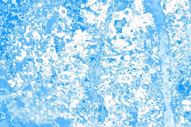 Soyut mavi donmuş su dokusu, grunge arkaplanı, uzay duvar kağıdını kopyala
