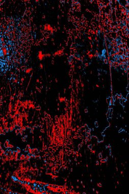 Karanlık tonlarda soyut, pejmürde bir doku. Grunge arkaplanı, metin veya reklam için boşluk resmini kopyala