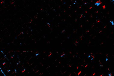 Kırmızı ve mavi renkli, soyut, esmer, pejmürde bir doku. Grunge arkaplanı, metin veya reklam için boşluk resmini kopyala