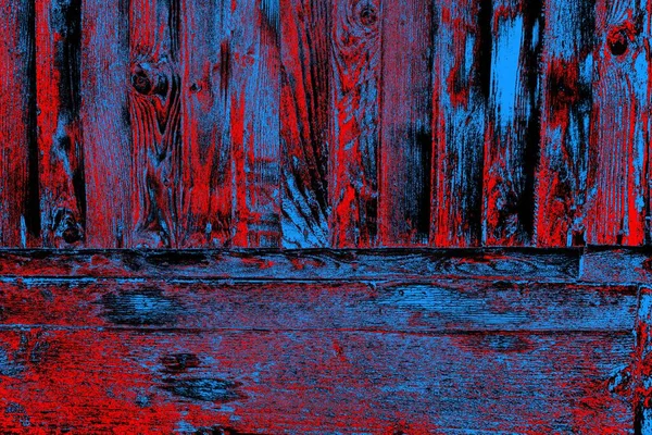 Absztrakt Vörös Kék Színű Kopott Textúra Grunge Háttér Másolja Tér — Stock Fotó