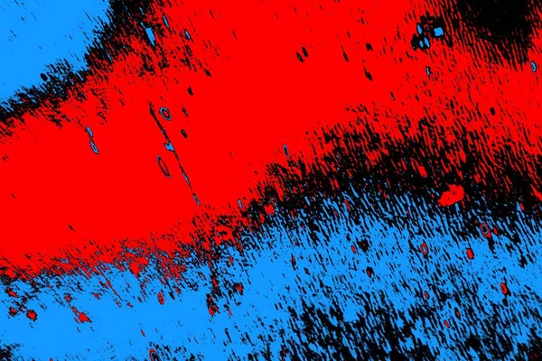 Absztrakt Vörös Kék Színű Kopott Textúra Grunge Háttér Másolja Tér — Stock Fotó