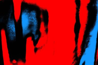 Kırmızı ve mavi renkli, soyut, esmer, pejmürde bir doku. Grunge arkaplanı, metin veya reklam için boşluk resmini kopyala