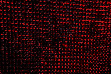 Kırmızı ve mavi renkli, soyut, esmer, pejmürde bir doku. Grunge arkaplanı, metin veya reklam için boşluk resmini kopyala