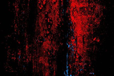 Karanlık tonlarda soyut, pejmürde bir doku. Grunge arkaplanı, metin veya reklam için boşluk resmini kopyala