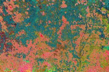 Çizik ve çatlaklarla metal doku