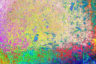 Karışık renklerin soyut suluboya paleti, arkaplan, vektör illüstrasyonu